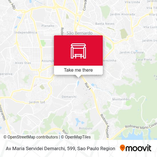 Av Maria Servidei Demarchi, 599 map