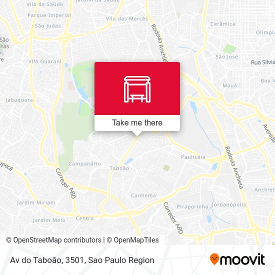 Av do Taboão, 3501 map