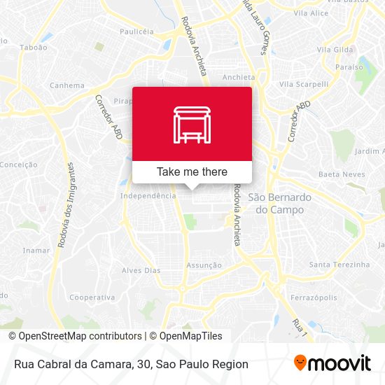 Rua Cabral da Camara, 30 map