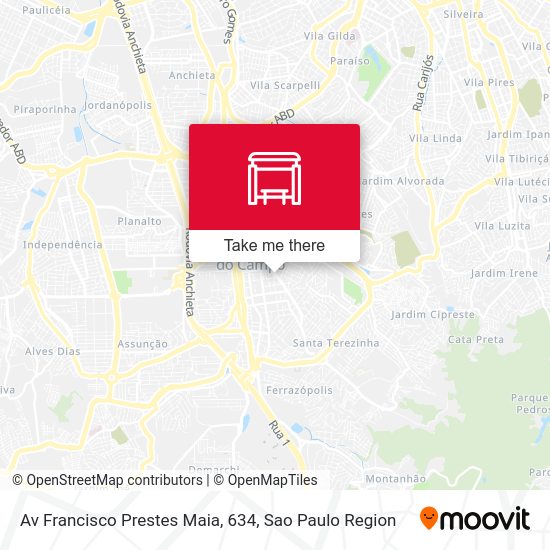 Av Francisco Prestes Maia, 634 map