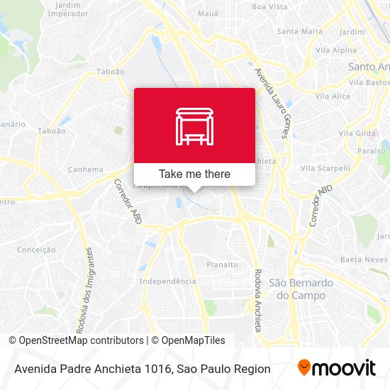 Avenida Padre Anchieta 1016 map