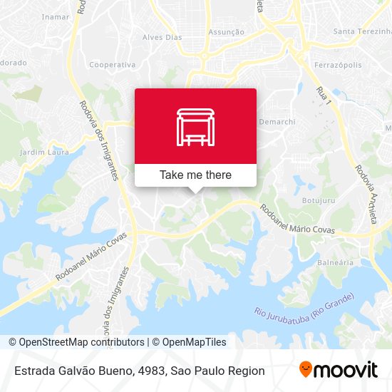 Estrada Galvão Bueno, 4983 map