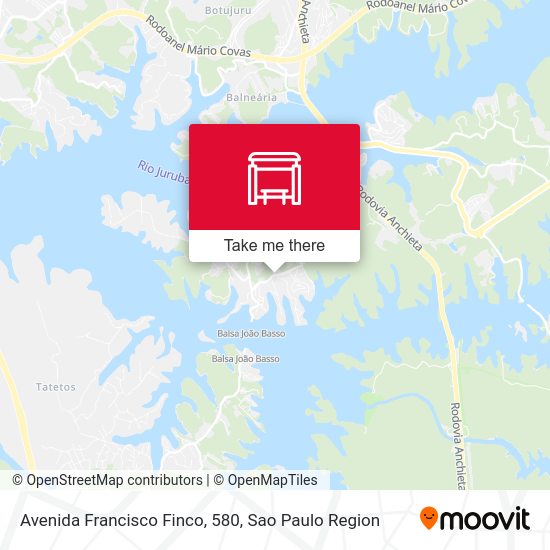 Avenida Francisco Finco, 580 map