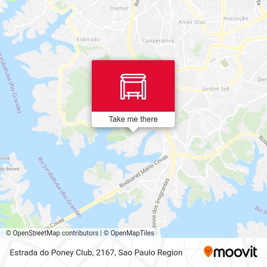 Estrada do Poney Club, 2167 map