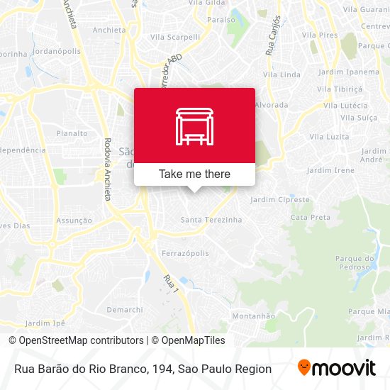 Rua Barão do Rio Branco, 194 map