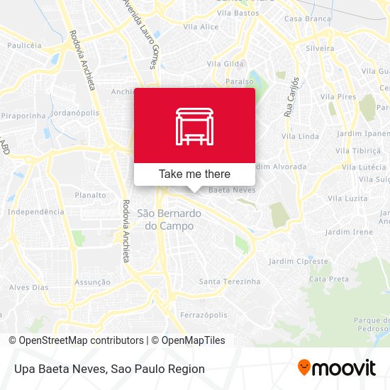 Upa Baeta Neves map