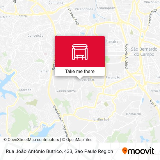 Rua João Antônio Butrico, 433 map