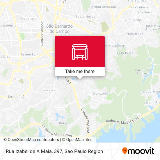 Rua Izabel de A Maia, 397 map