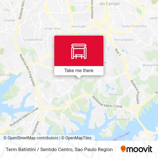 Term Batistini / Sentido Centro map