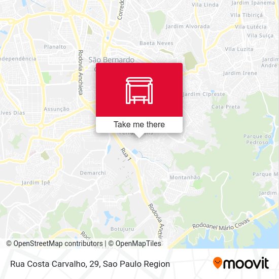 Rua Costa Carvalho, 29 map