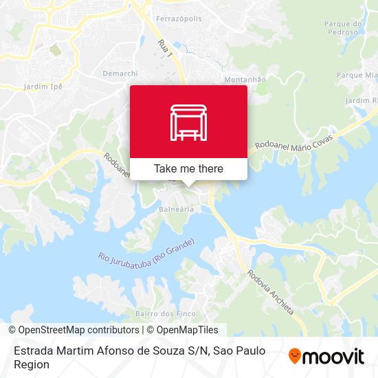 Estrada Martim Afonso de Souza S / N map