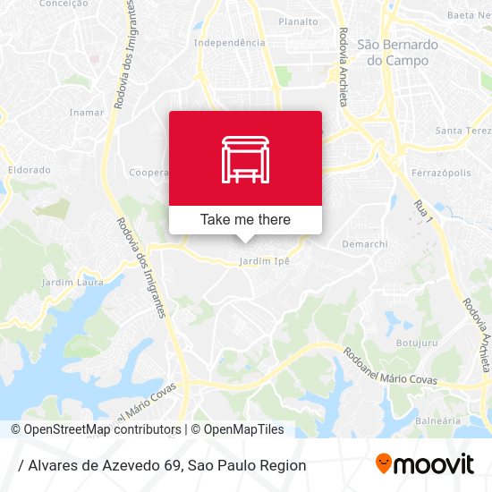 / Alvares de Azevedo 69 map