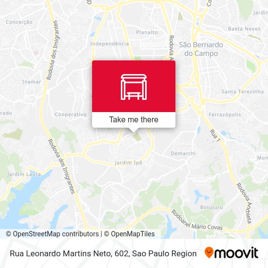 Rua Leonardo Martins Neto, 602 map