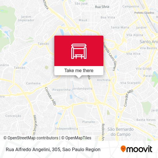 Rua Alfredo Angelini, 305 map