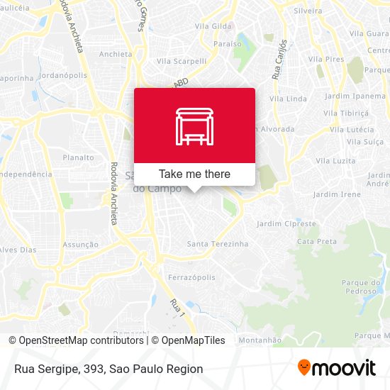Rua Sergipe, 393 map