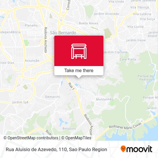 Rua Aluisio de Azevedo, 110 map