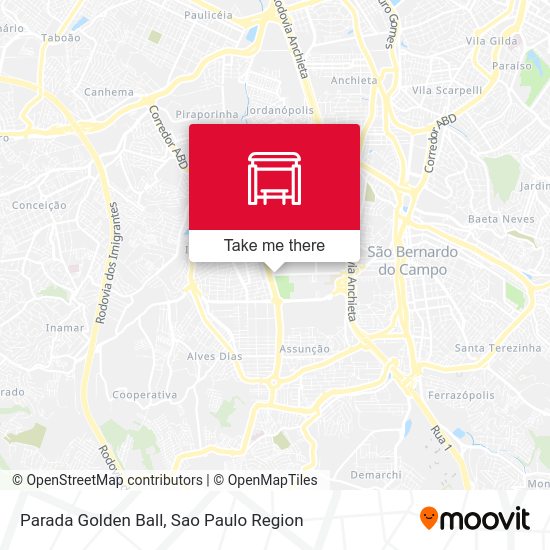 Parada Golden Ball map
