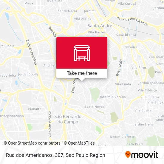 Rua dos Americanos, 307 map