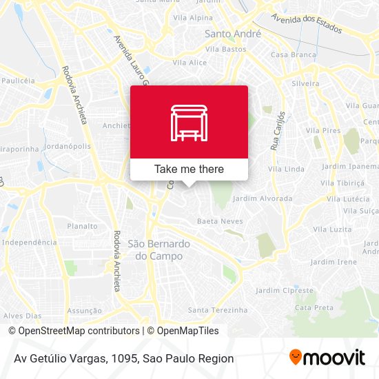 Av Getúlio Vargas, 1095 map