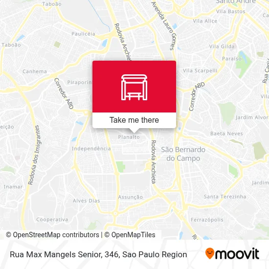 Rua Max Mangels Senior, 346 map