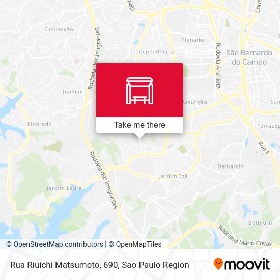 Rua Riuichi Matsumoto, 690 map