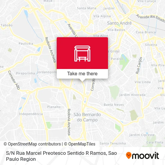 S / N Rua Marcel Preotesco Sentido R Ramos map