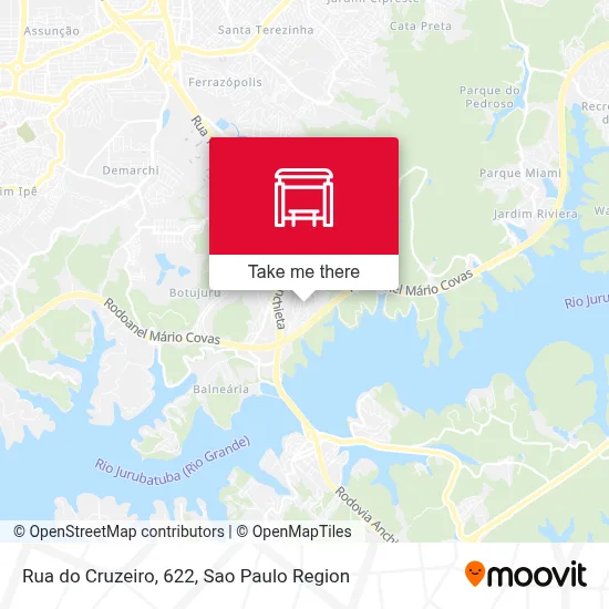 Rua do Cruzeiro, 622 map