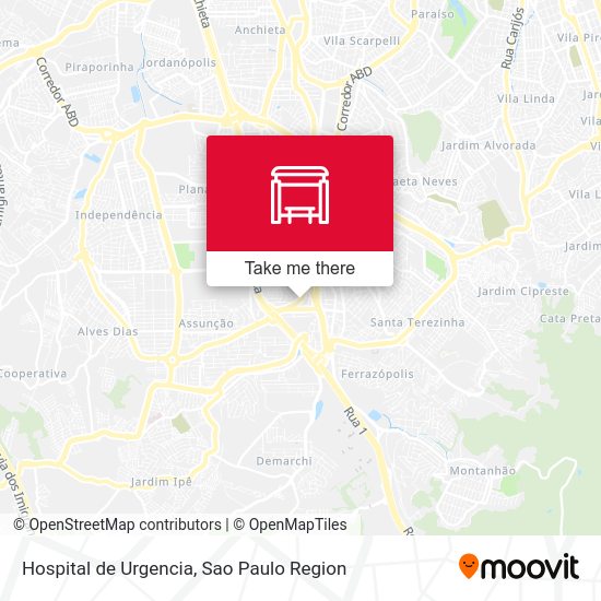Hospital de Urgencia map