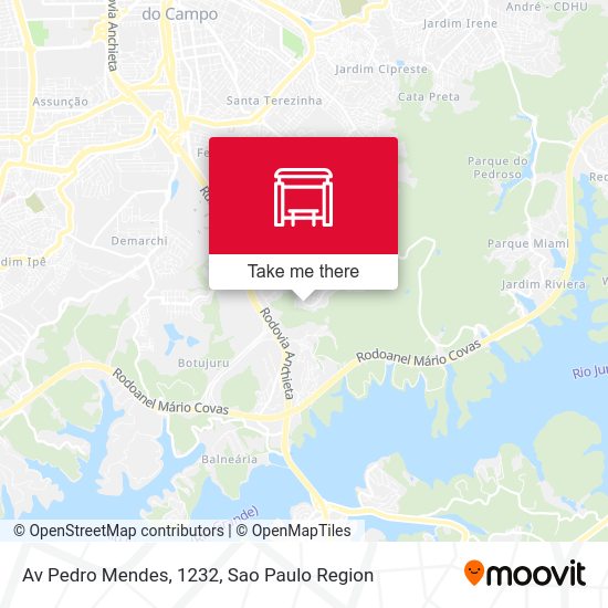 Av Pedro Mendes, 1232 map