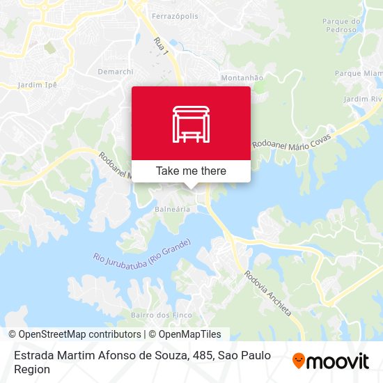 Estrada Martim Afonso de Souza, 485 map