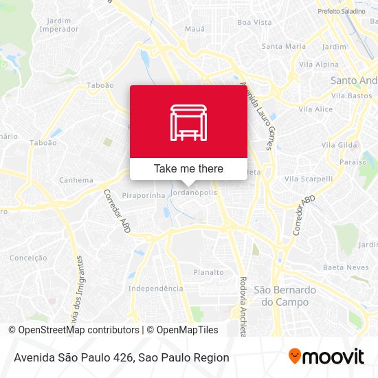 Avenida São Paulo 426 map