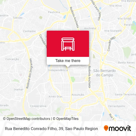 Rua Benedito Conrado Filho, 39 map