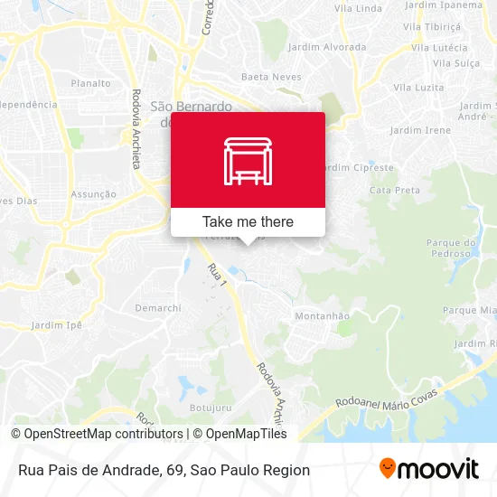 Rua Pais de Andrade, 69 map