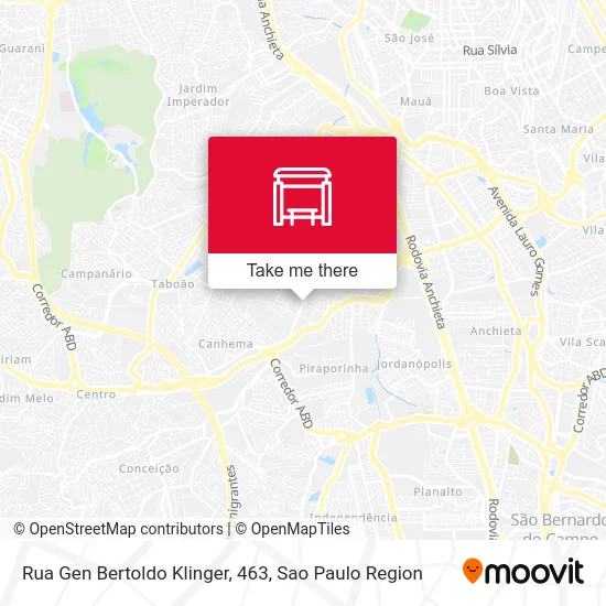 Rua Gen Bertoldo Klinger, 463 map