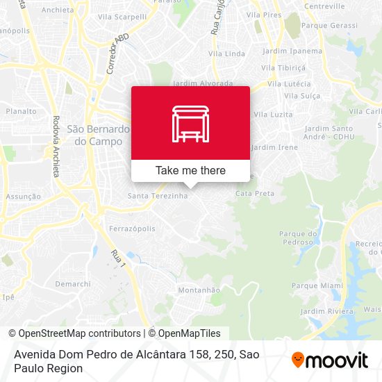 Avenida Dom Pedro de Alcântara 158, 250 map