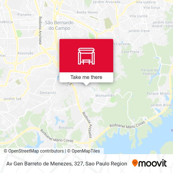 Av Gen Barreto de Menezes, 327 map