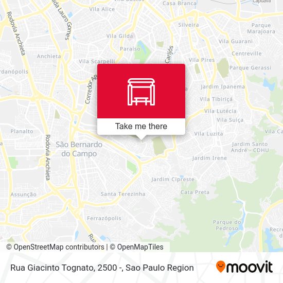 Rua Giacinto Tognato, 2500 - map