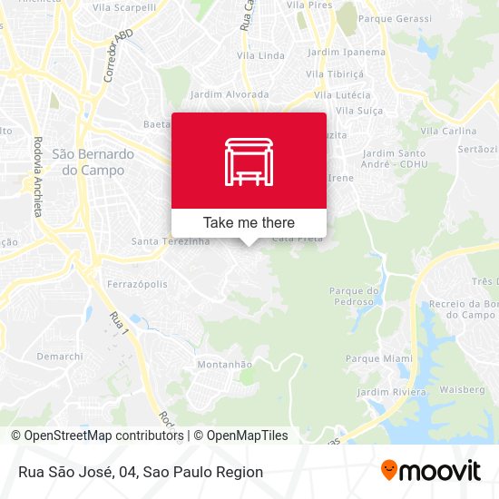 Rua São José, 04 map