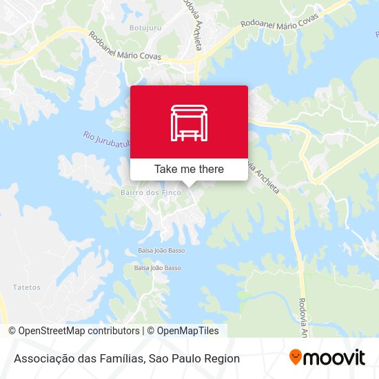 Associação das Famílias map