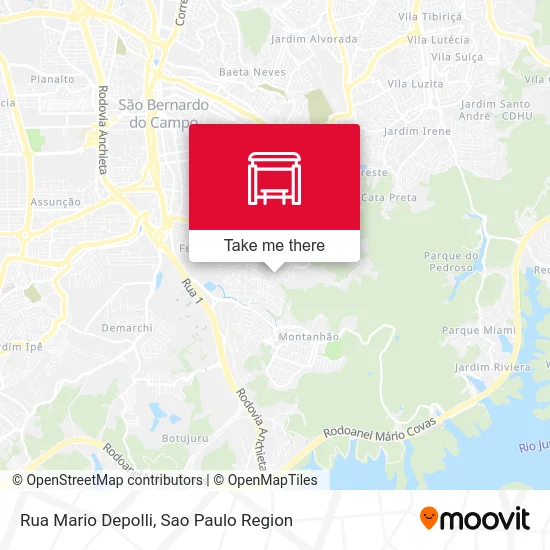 Rua Mario Depolli map