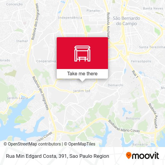 Rua Min Edgard Costa, 391 map