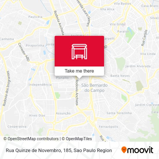 Rua Quinze de Novembro, 185 map