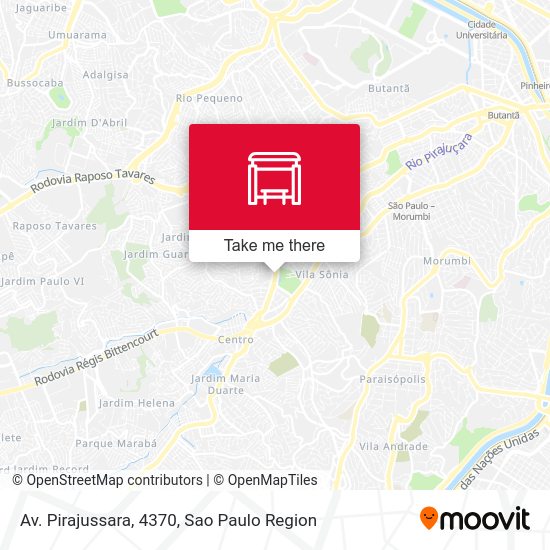 Av. Pirajussara, 4370 map