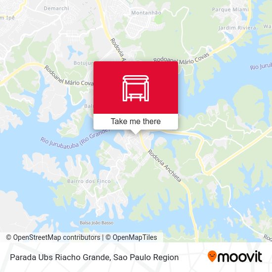 Parada Ubs Riacho Grande map