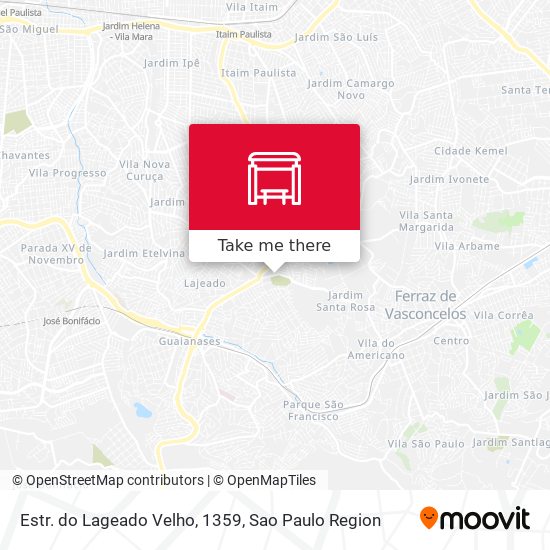 Estr. do Lageado Velho, 1359 map