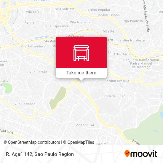 R. Açaí, 142 map