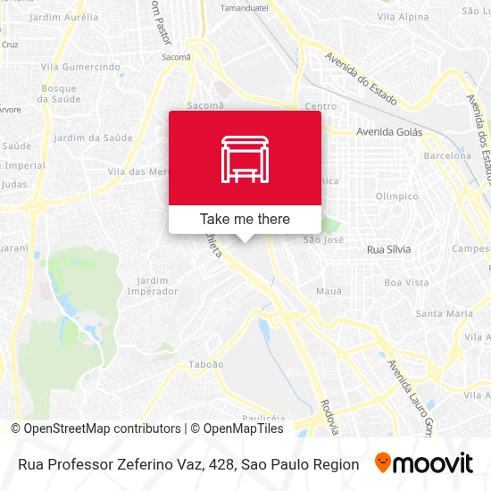 Rua Professor Zeferino Vaz, 428 map