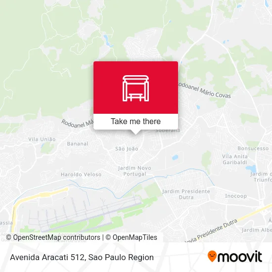 Avenida Aracati 512 map