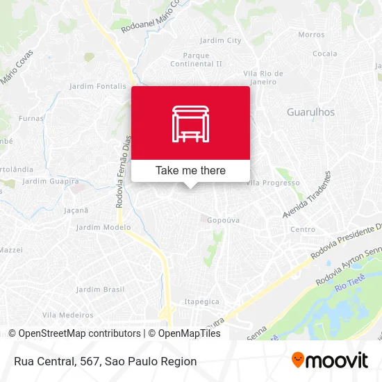 Rua Central, 567 map