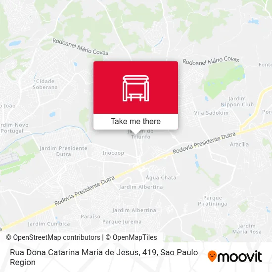 Rua Dona Catarina Maria de Jesus, 419 map